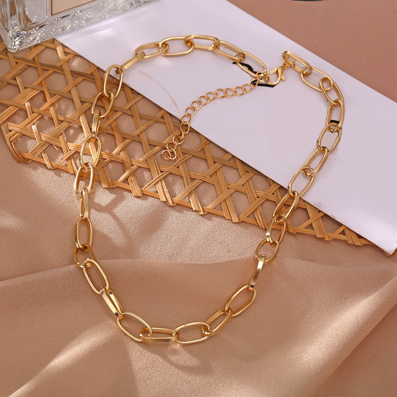 Hip-hop Geometric Alloy Plating Women's Necklace display picture 5