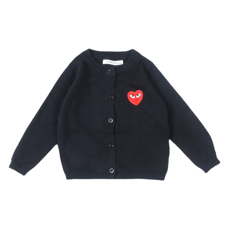 European and American Fashion Love 2022 New Autumn and Winter Knitwear Cotton Children's Family Clothes Love Embroidery