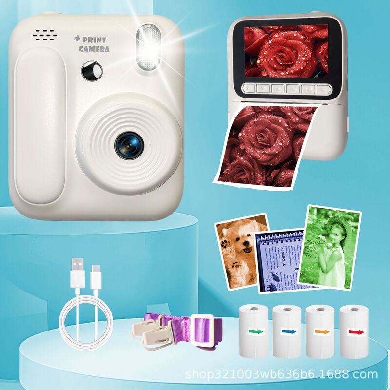 2025 New Cross-Border Children's Instant Print Digital Camera Cartoon High-Definition Mini Color Photo Toy 2025 New Cross-Border Children's Instant Print Digital Camera Cartoon High-Definition Mini Color Photo Toy