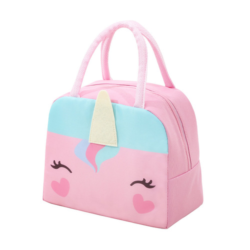 New 3D cartoon lunch bag insulated lunch box bag student lunch bag thickened aluminum foil out-going insulated bag