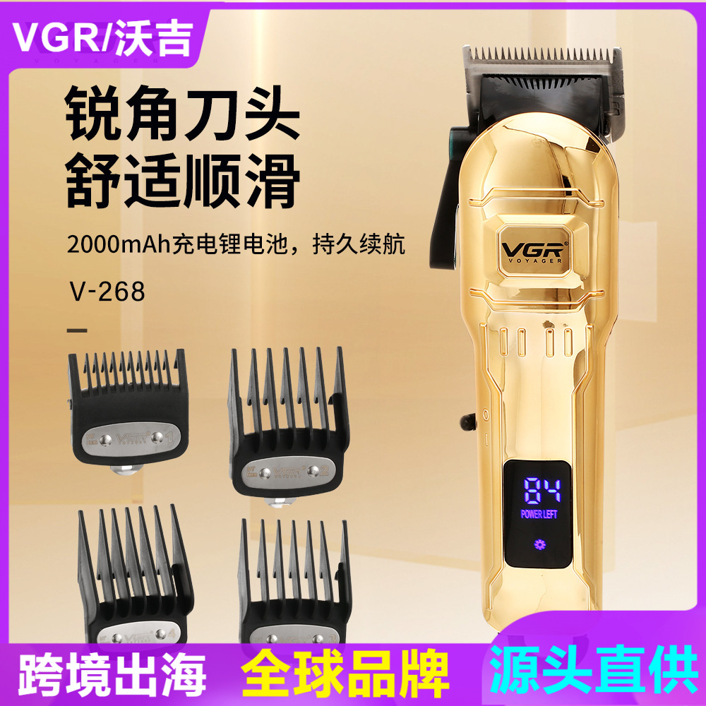 VGR electric clipper hair clipper USB re...