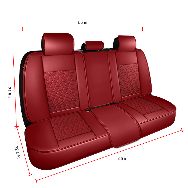 Four-Season Universal Car Seat Covers for Five-Seater Cars, Luxury Seat Covers, Breathable Linen Car Seat Cushions, Decorative Pads