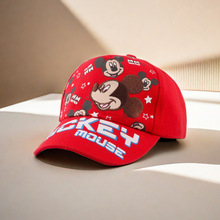 欧美跨境儿童帽子卡通米老鼠男童女童棒球帽春夏季遮阳宝宝鸭舌帽