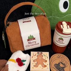 新しいクリスマス包装箱雪花クッキー牛圧延糖果西点手提げ箱焙煎菓子ギフトボックス