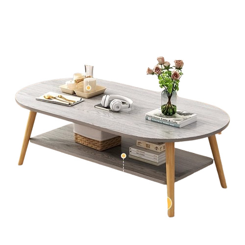 Mesa de café de apartamento pequeño para casa de alquiler sala de estar casa pequeña mesa de sofá creativa simple mesa pequeña mesa de café pequeña de doble capa