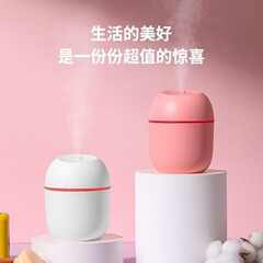 小型迷你静音USB彩蛋桌面加湿器喷雾净化空气清新爆款