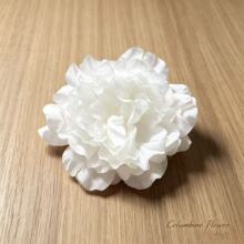 DIY手仿真烧边牡丹帽子衣服配件配花花头绢花假花婚庆花墙装饰