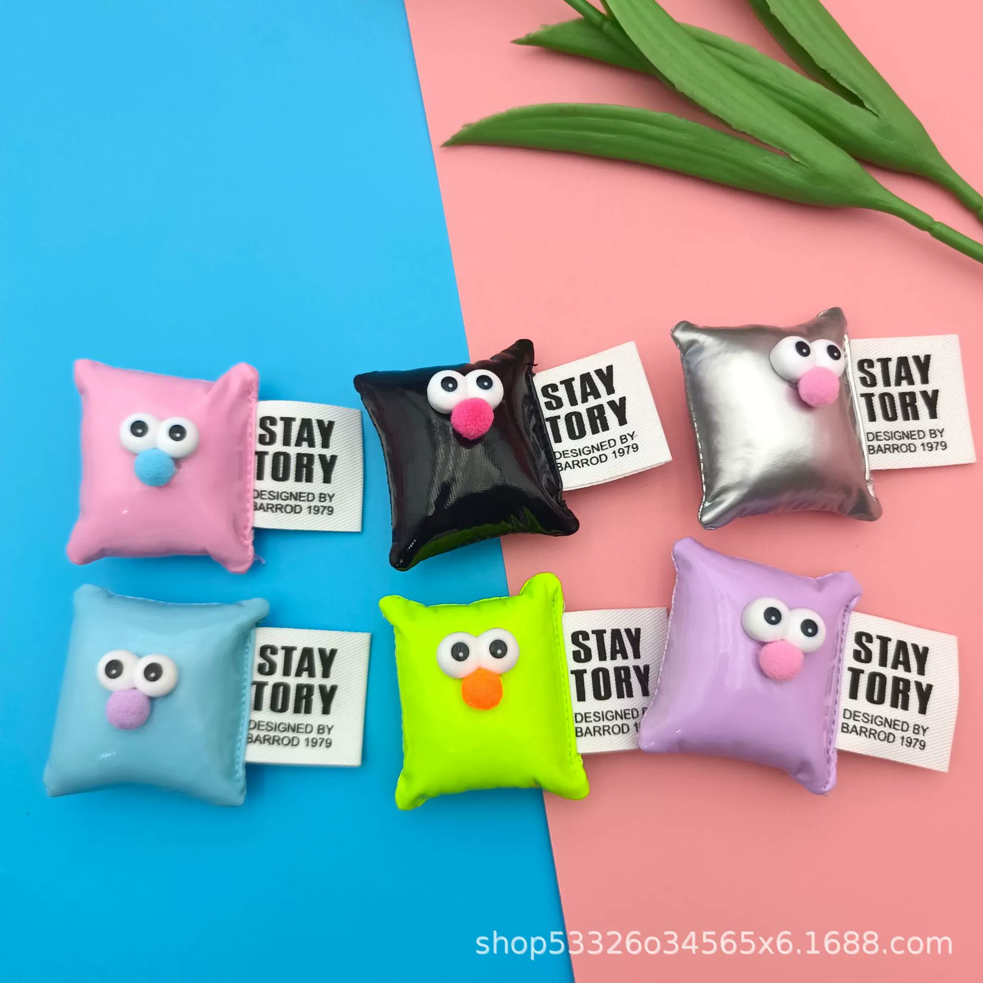 Новый стиль большие глаза милые ins ветер маленький квадрат подушка маленькая сумка для представления чехол для телефона кронштейн аксессуары украшения