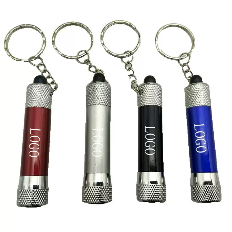 3LED迷你手电筒 户外微型挂饰 骑行3灯钥匙扣小手电 礼品促销logo