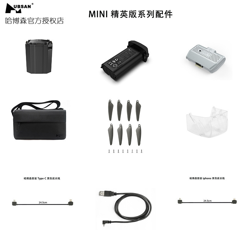 Hahasen Mini 1inch Se Pro Elite Version Series Original Battery Accessories Package Blade Multi-Charge Butler