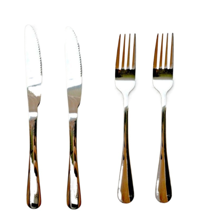 Nuevo conjunto de cuchillos y tenedores de filete, set de cubiertos de carne, cuchillos y tenedores de cubiertos de carne, cubiertos de comida occidental, cuchillos y cucharas de comida occidental