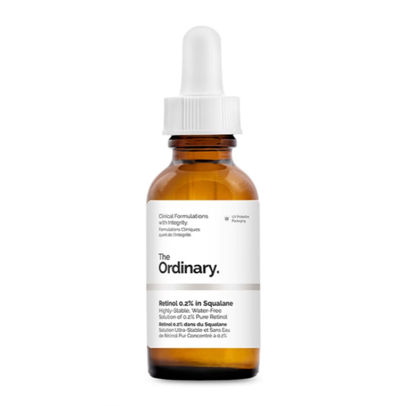 The Ordinary/Yandu Formula 0.2% A アルコールスクワラン溶液フェイシャルエッセンス 30ml 引き締めと美白|undefined