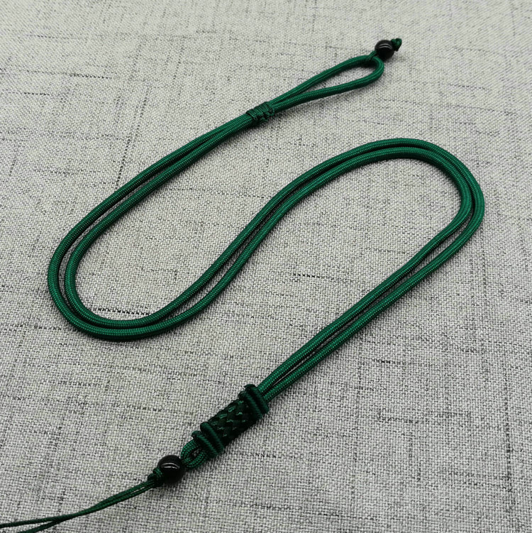 智贝详情图_8翡翠玛瑙吊坠挂绳子可调节项链绳玉石玉器玉佩饰品