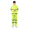 Retroreflective raincoat for adults, split trousers, uniform, set, electric car, custom made