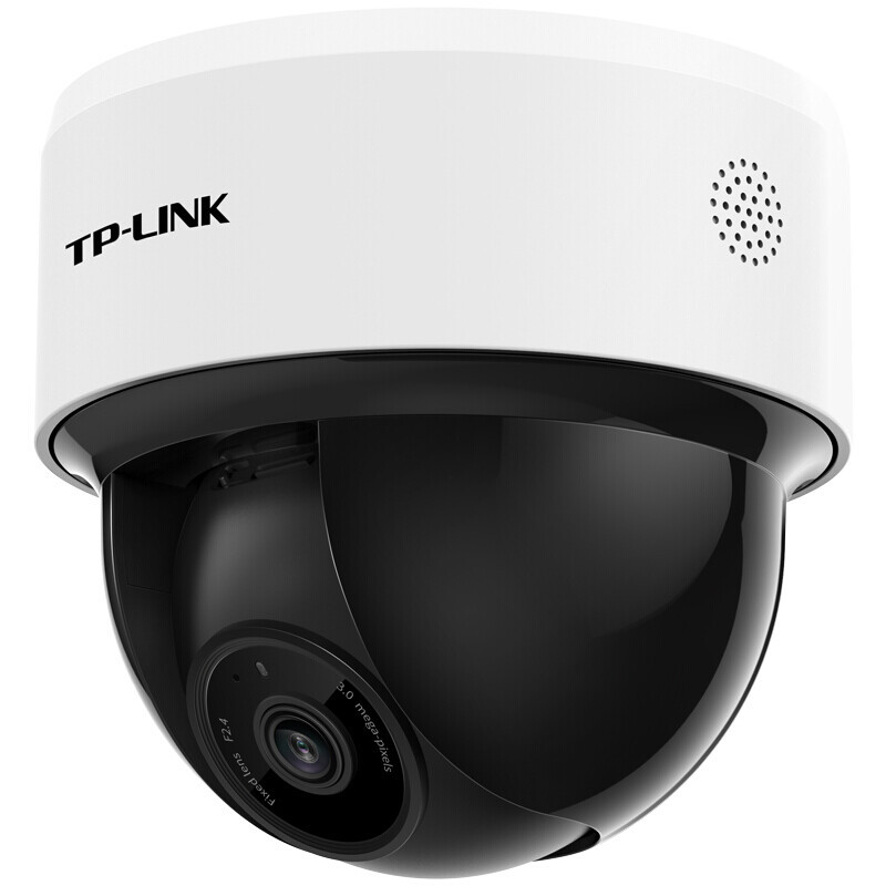 TP-LINK 安摄像头360度全景旋转云台吸顶半球家庭商用室内