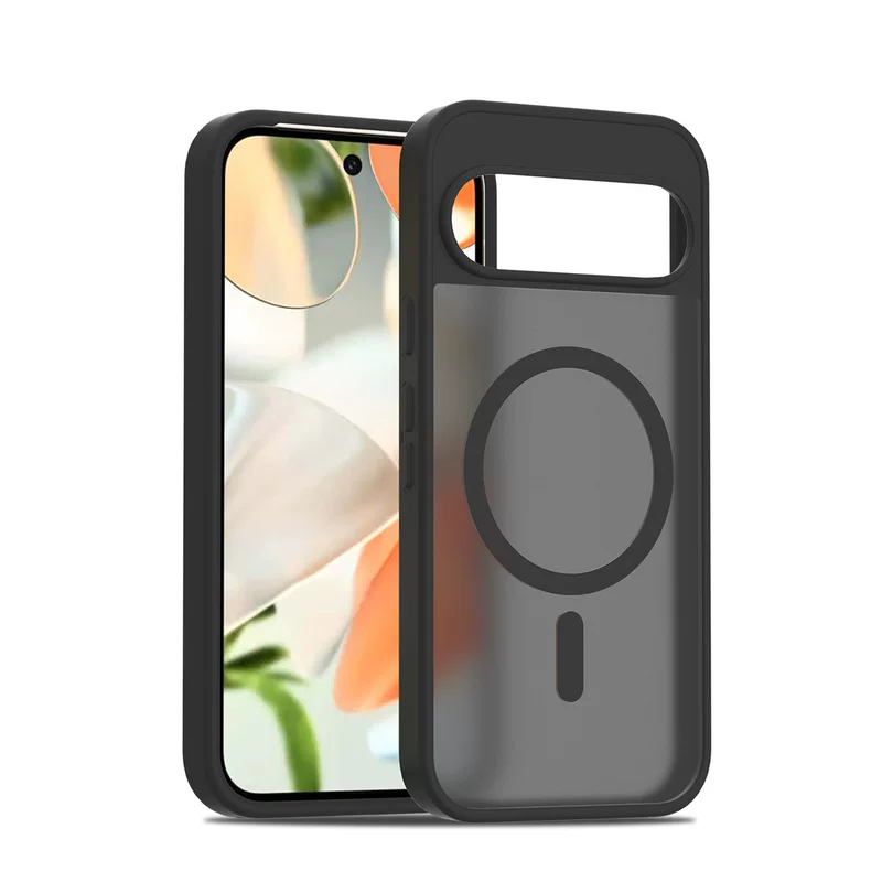 Подходит для Google Pixel10Pro серебряная защита магнитный snap-чехол Pixel9 ощущение кожи Pixel9A защита от падения