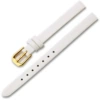 Plain white strap-gold pin buckle==