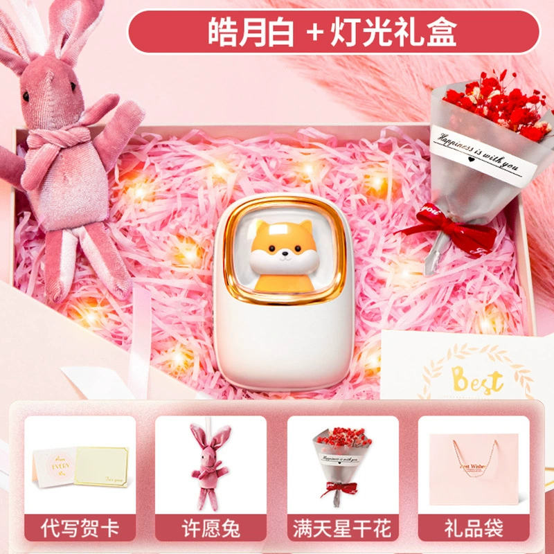 Space small handheld cartoon hand warmer, new collection, 2 in 1, wholesale