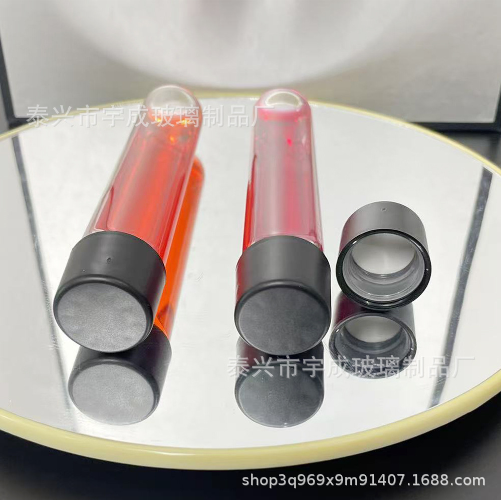 螺口玻璃试管22*115/120mm 带盖带橡胶垫圈  童锁盖培养管