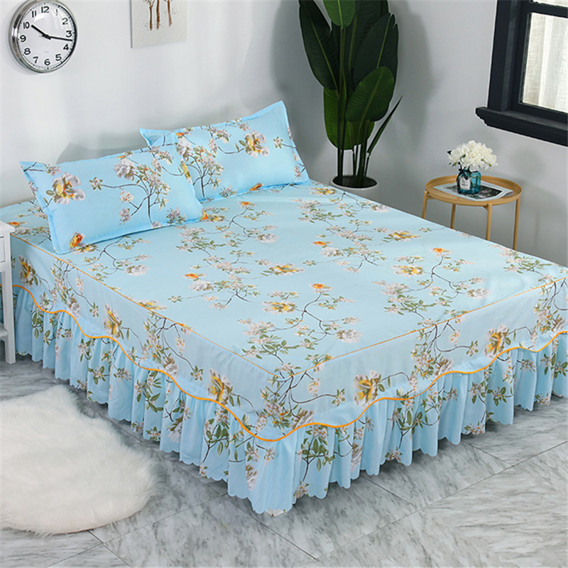 Una sola cubierta de cama de color sólido cubierta de cama de cama coreana sábanas de cama 1 m 1.5 / 2.0 m