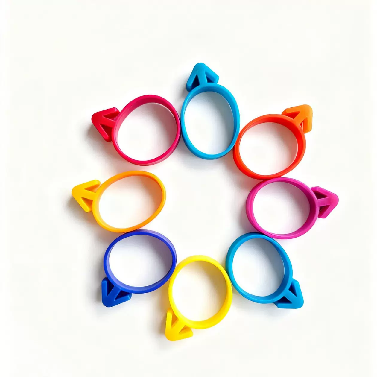 裱花袋硅胶固定环奶油挤花袋束线皮筋扎带绑钢丝绳钢带绳圈