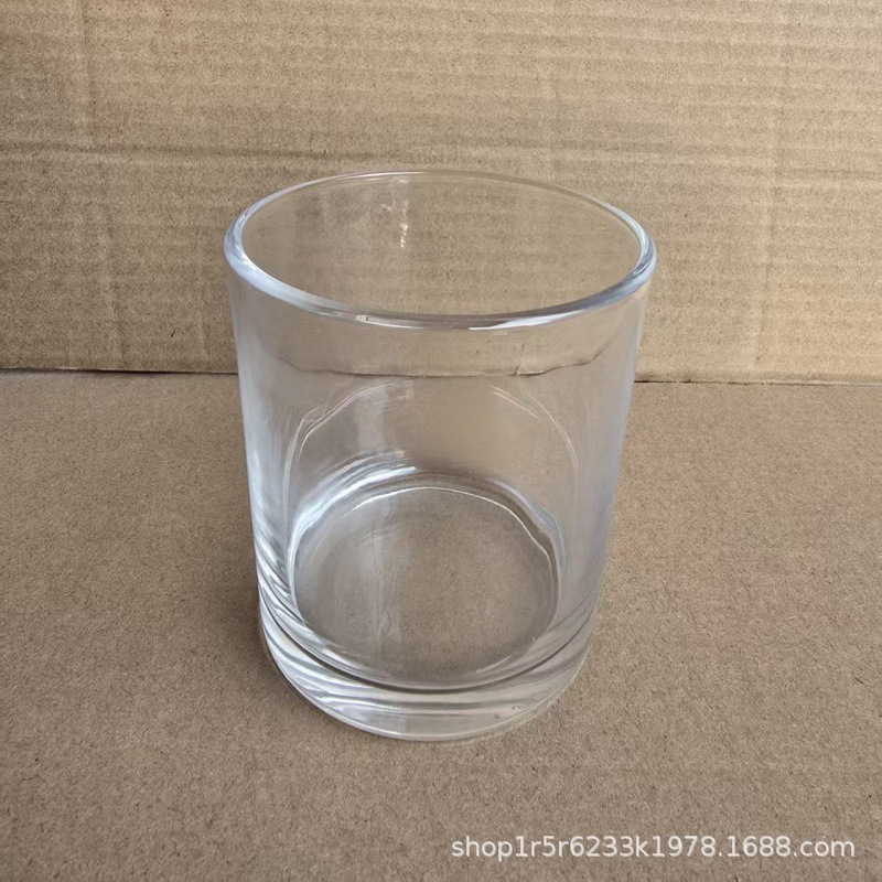 8090 taza de vela taza de fragancia de cristal contenedor de expansión de fragancia casera taza de vela de soja fragancia candelabros de vidrio en stock