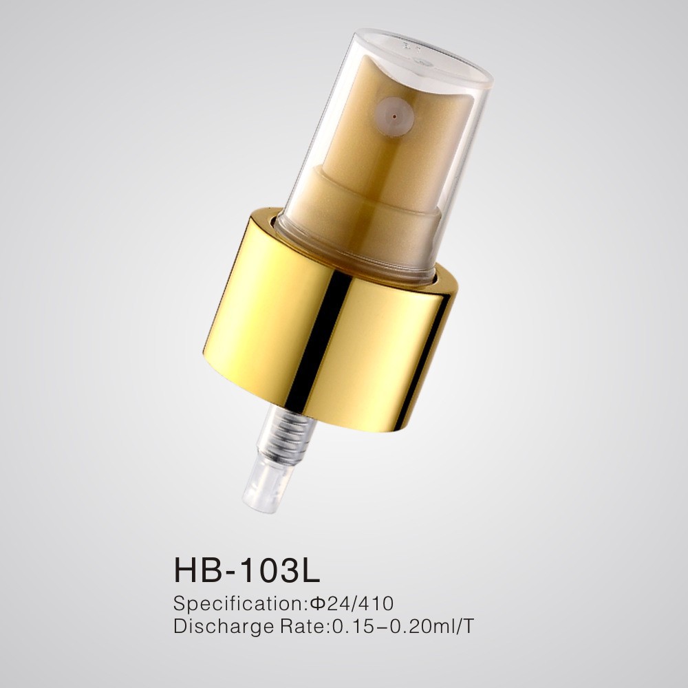 24牙光面喷头 喷雾器PP料 啫喱水大泵体分配器