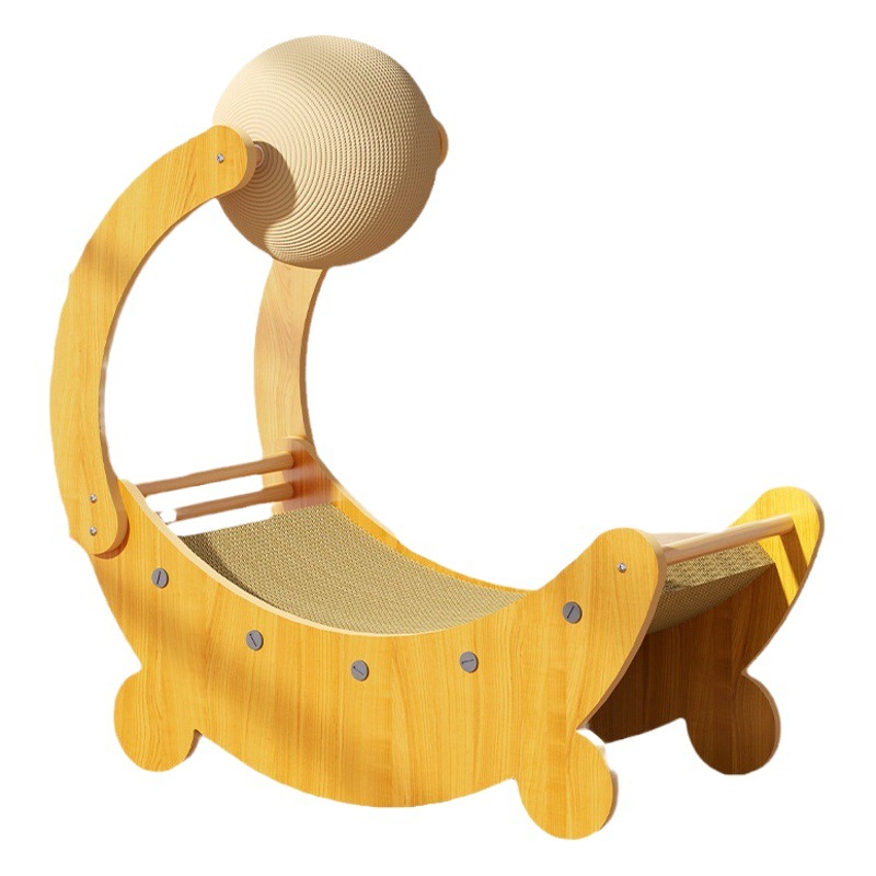 Cuerda de cisne vertical gato escalada marco gato rascado poste resistente a los arañazos gato de juguete gato rascarse tablero gato de madera rascarse bola papel corrugado rascarse tablero