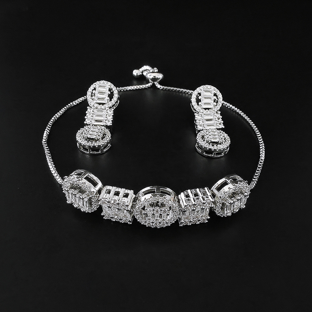 Fashionable creative design ring with stone with zircon