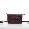 Fashionable leather woven genuine retro one-shoulder bag, genuine leather