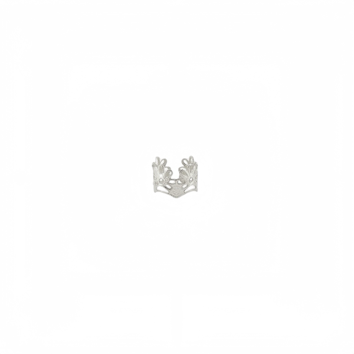 Flor de plata 10*8mm38 #