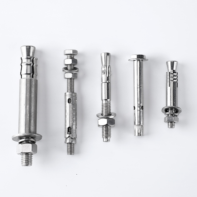 不锈钢车修壁虎石材干挂支架连接壁锚平头螺栓锚固安装承重