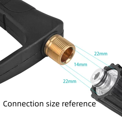 M22-14mm high-pressure water gun, High pressure car wash water gun