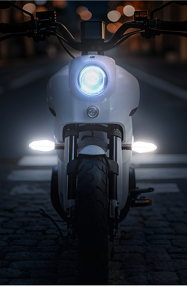 Motorcycle projection turn signal electric vehicle floor lamp magic atmosphere LED atmosphere turning light highlight warning light