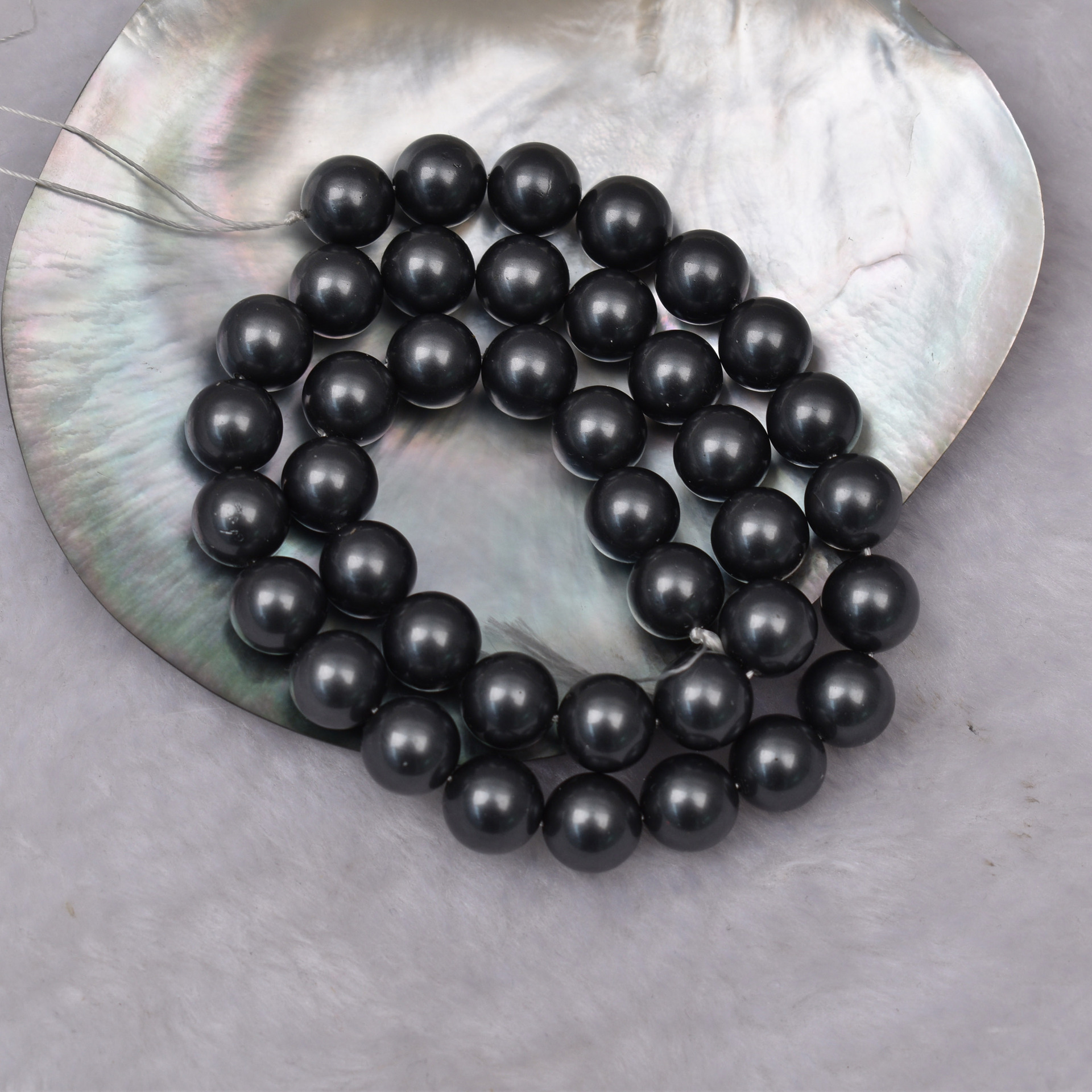 蝶貝模造真珠散珠DIYネックレス手作りジュエリーアクセサリー直穴カラフルパール原材料卸売ガラス