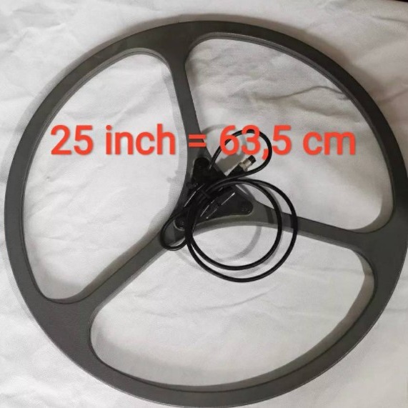 GDX8000 - 25 pulgadas bobina de búsqueda disco detector de metales pulsado MetalDetectorCoil