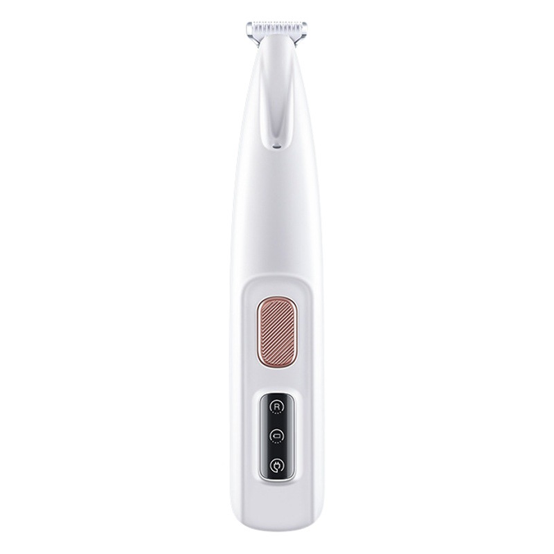Pet foot shaving device Shaver cat shaving trimmer dog foot repair artifact pusher electric clipper with light