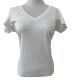 Original ExporT Can Scan The Qr Code 100 CoTTon Embroidered Pony Logo V Neck T-shirT ComforTable Thin BreaThable Simple Top for Women