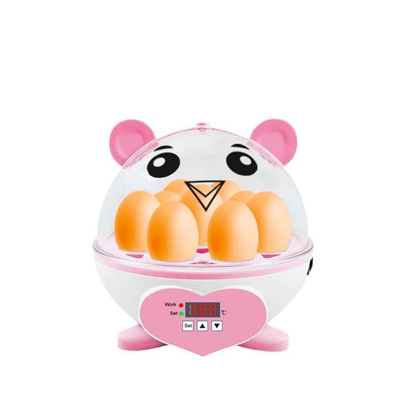 Nuevo 9 incubadora semiautomática pequeño mini incubadora de control de temperatura de pollo casa incubadora Experimental de Enseñanza