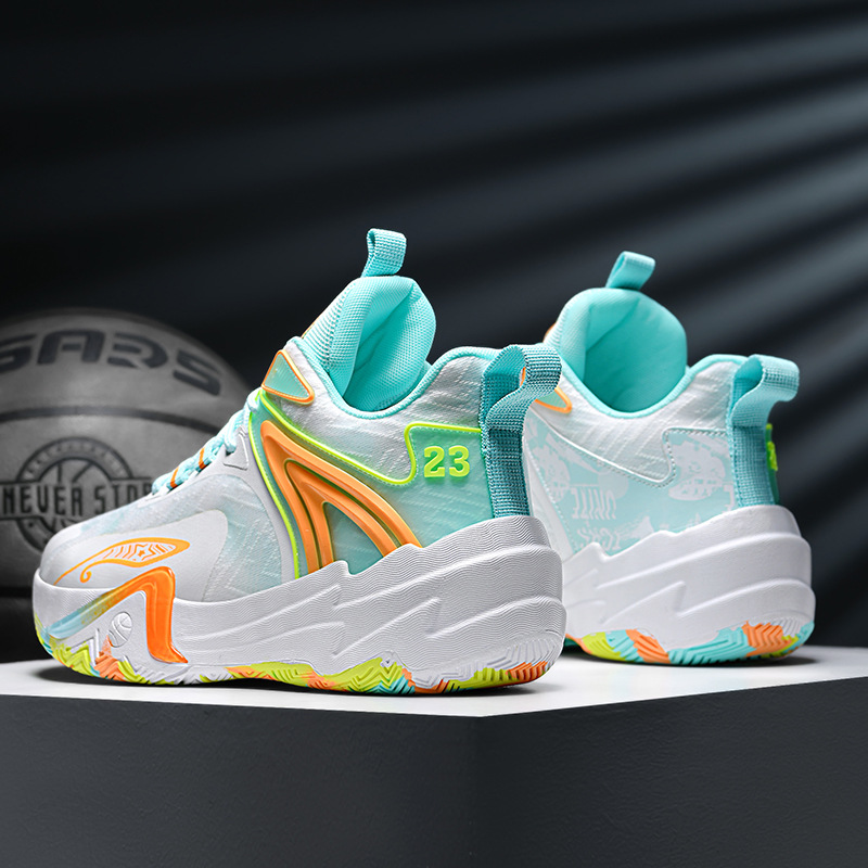 Zapatos de baloncesto de yuanyang para hombres primavera 2025 nuevos zapatos de alta altura transpirables de malla antideslizante zapatos de competencia de estudiantes image 9
