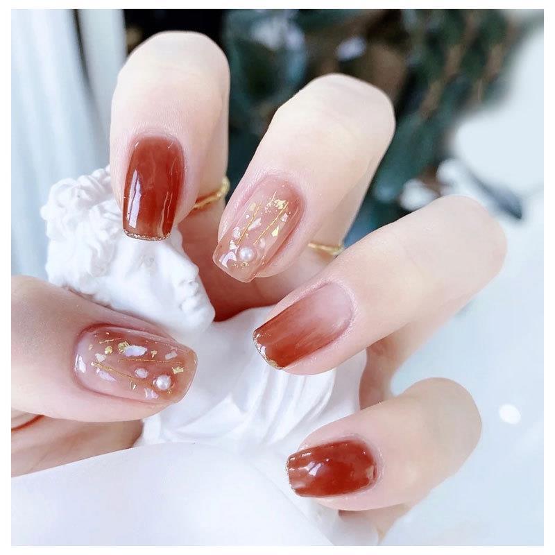 Nuevo Nail Art oro y plata platino color hoja de uñas de seda espejo mágico polvo oro y plata tira de seda oro real oro brillante hoja de oro 6 colores