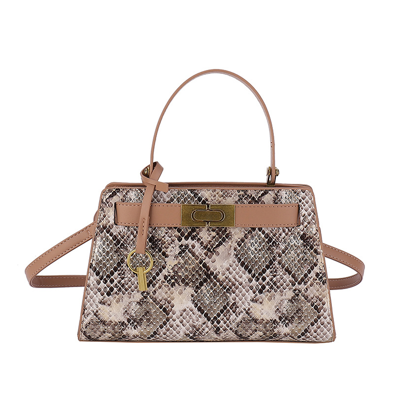 Comercio exterior moda moda retro serpiente Kelly bolso mujer 2024 nuevo bolso de mano moda versátil bolso de hombro