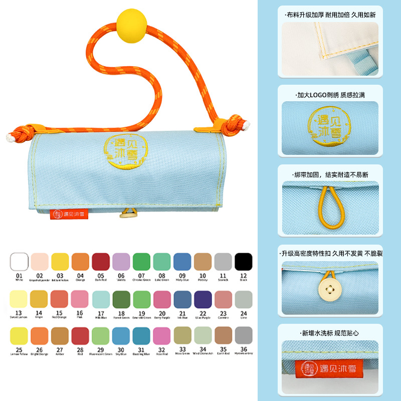 Bolígrafo de acrílico líquido directo bolígrafo de acuarela para niños bolígrafo de pintura de color para estudiantes creativo de doble cabeza de doble color