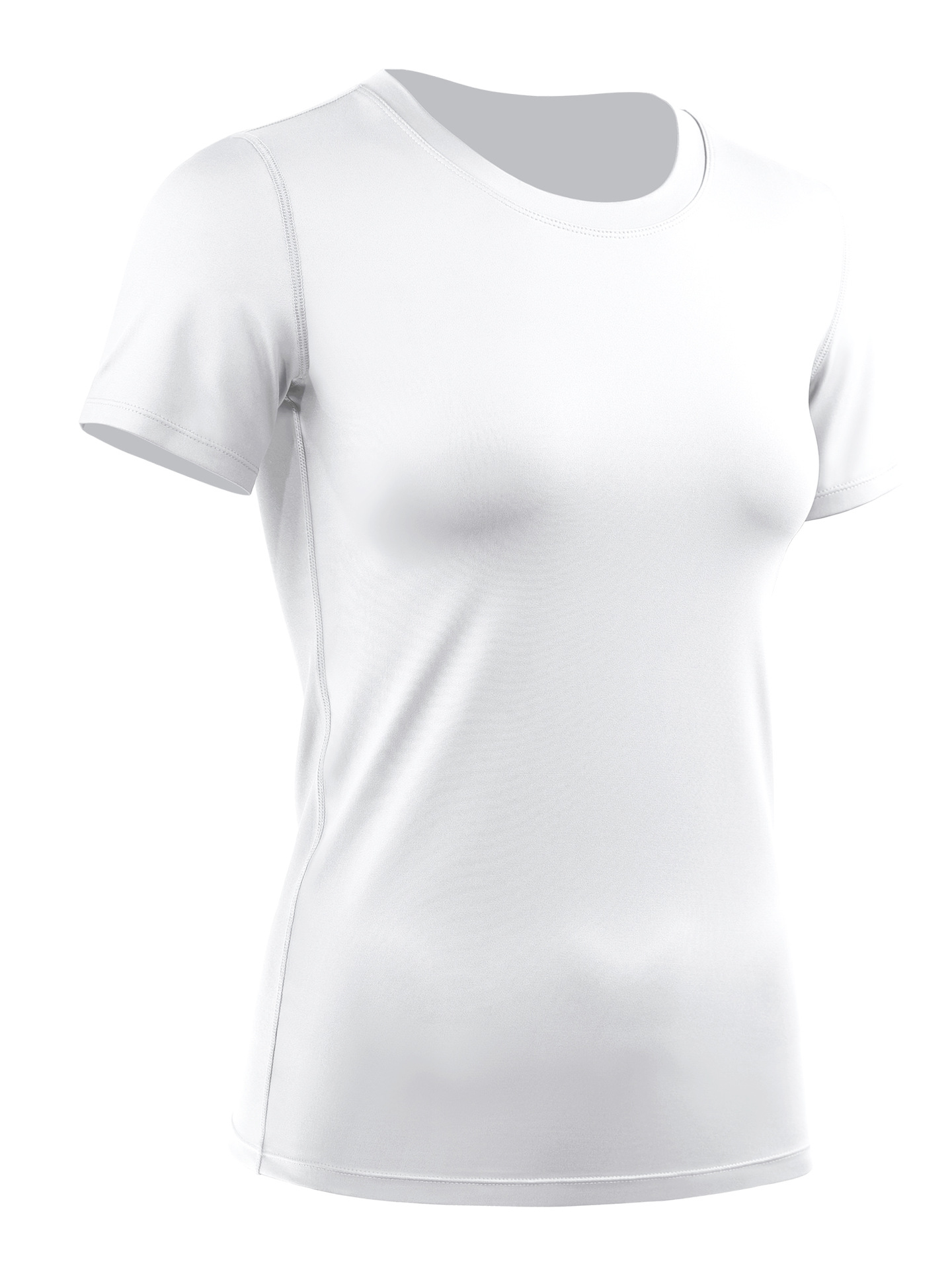 F8017 mujeres deportes correr yoga camiseta de mangas cortas cuello redondo ropa de fitness ajustada secado rápido camiseta de ciclismo maratón