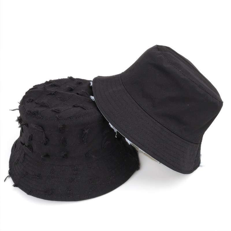 Bucket Hat Hats Type Unisex Sweet Simple Style Solid Color Tassel Wide Eaves Bucket Hat
