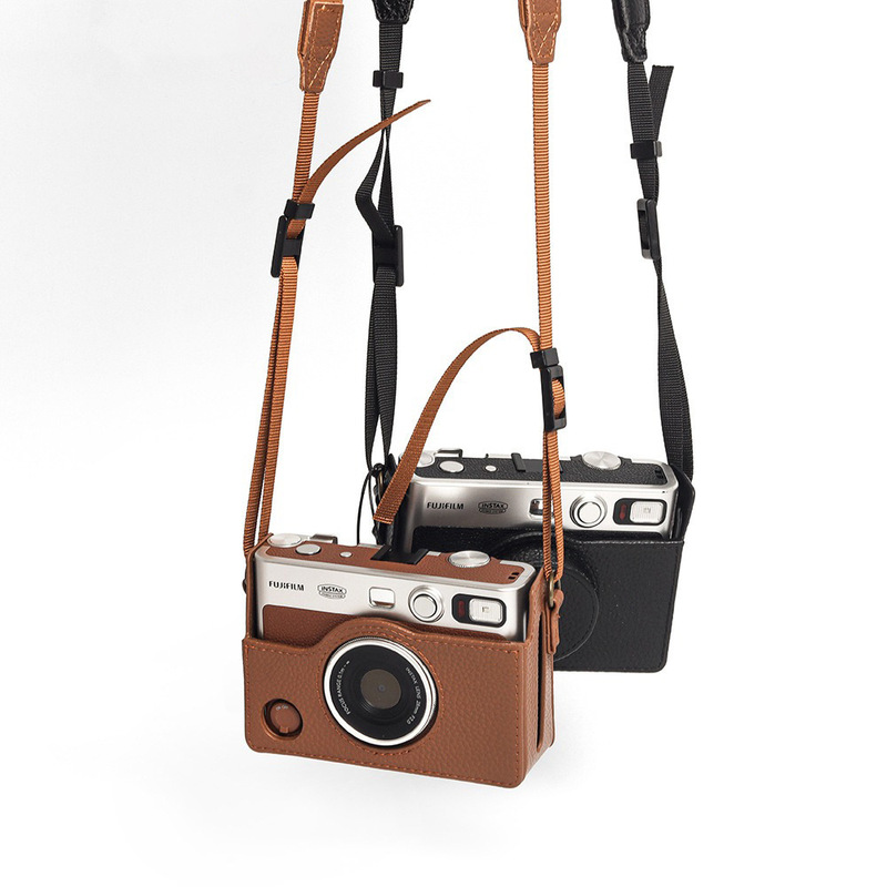 Instax miniEVO Genuine Leather Retro Camera Bag Shoulder Bag Storage Protective Cover Photography Bag