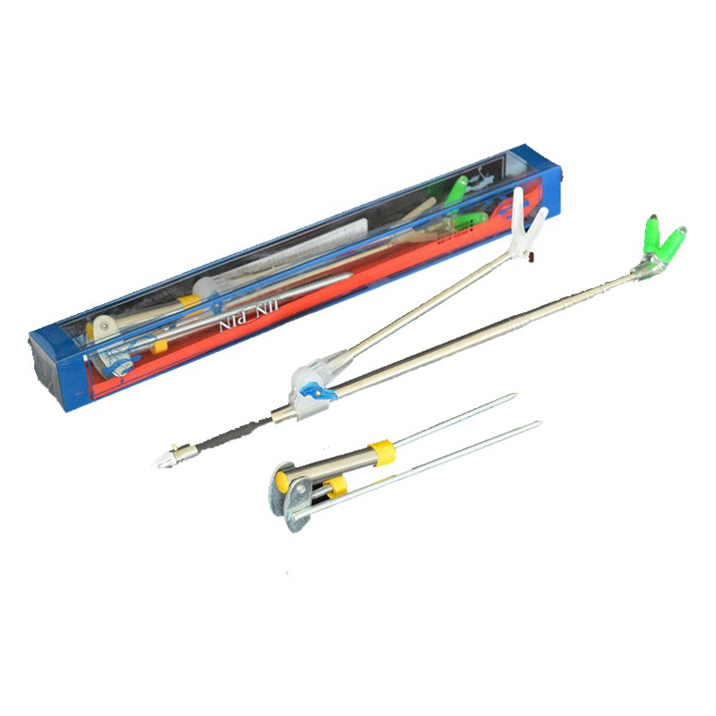Wholesale Fishing Gear 2.1m Retractable Stainless Steel Fishing Rod Holder Dual-Purpose with Ground Insert