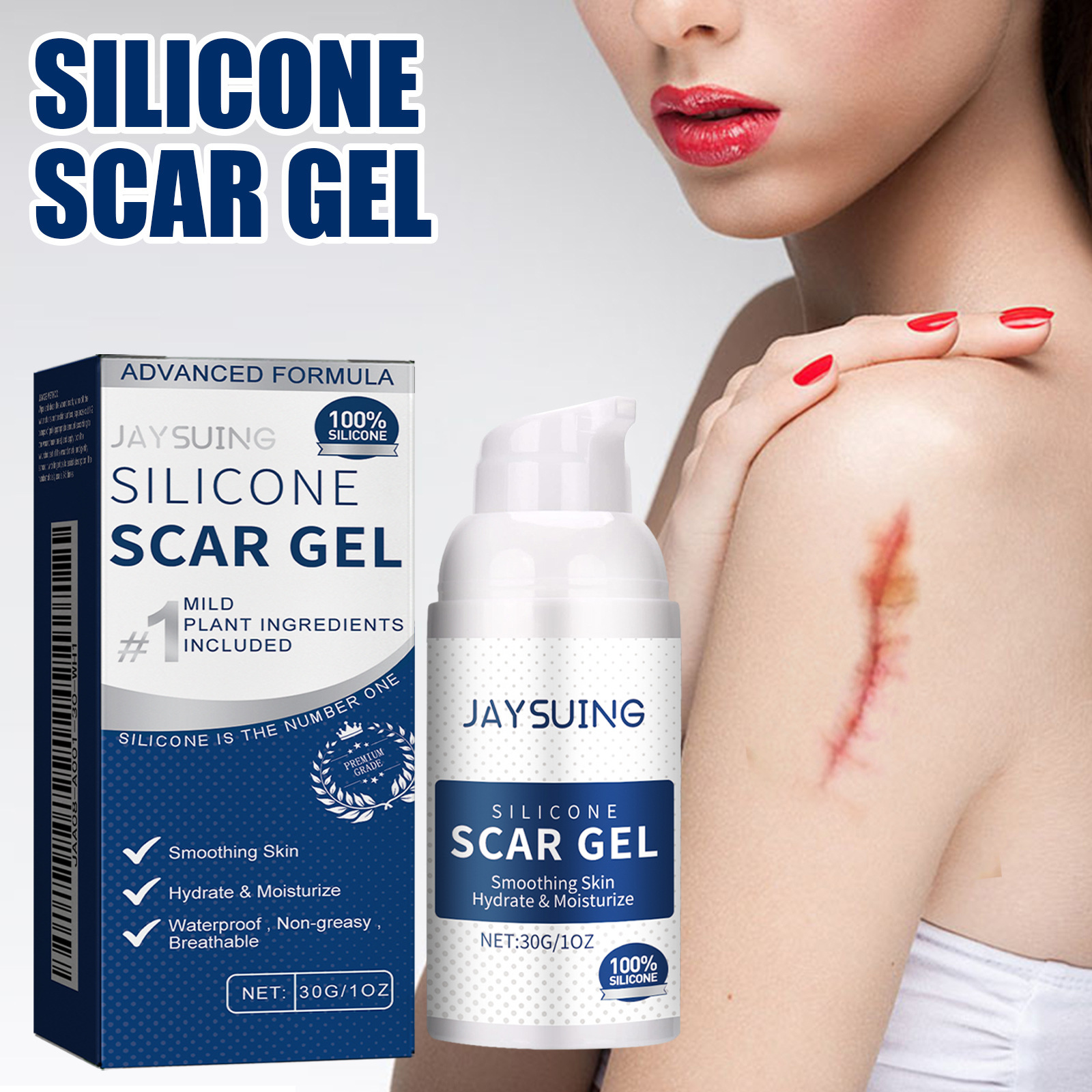 Jaysuing Skin Care Gel Gentle, Nourishing, Smooth, Soft, and Caring for the Skin, Daily Care Gel
