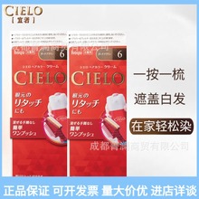 美源宣若染发剂日本原装进口植物精华配方遮盖白发染发膏焗油膏