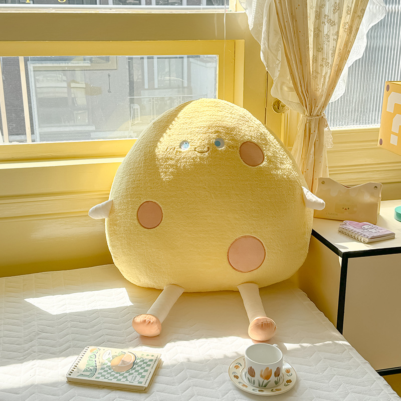 ins chica corazón de dibujos animados almohada sofá sala de estar lindo decoración almohada ventana flotante almohada de aire crema almohada